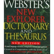 Webster's New Explorer Dictionary and Thesaurus (Hardcover)