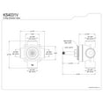 thumbnail image 2 of Kingston Brass KS4031V 3/4" NPT 6-Way Diverter Rough-in Valve, 2 of 3