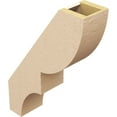 thumbnail image 5 of Ekena Millwork 5"W x 16"D x 22"H Ridgewood Rough Cedar Woodgrain TimberThane Knee Brace, Primed, 5 of 6