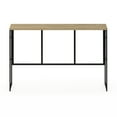 thumbnail image 3 of Furinno Riau No Tool Metal Frame Console Table, Sonoma Oak/Black, 3 of 4