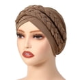thumbnail image 3 of Milk Silk Hijab Headband Two Tone Solid Color Head Wrap With Design for Everyday Wear and Comfort, 3 of 3