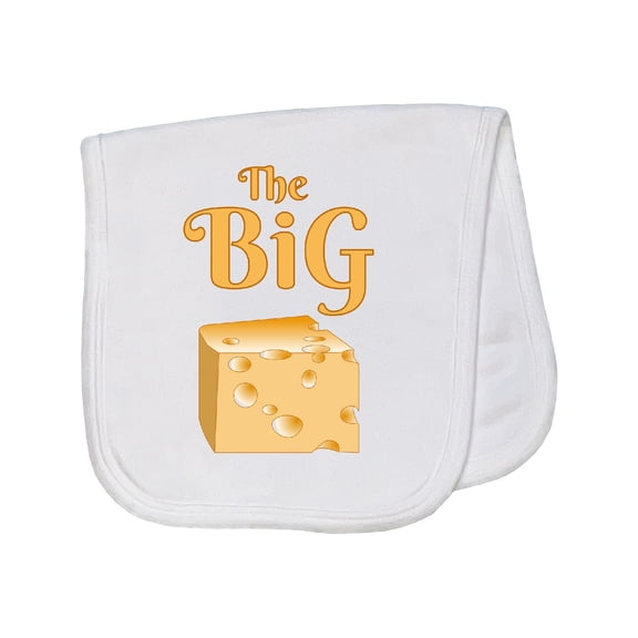 Inktastic The Big Cheese Baby Burp Cloth