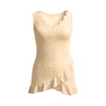 thumbnail image 4 of MEZZALL Women Summer Sleeveless Casual Solid Color Trim V-Neck Tank Tops For Daily Wear Versatile Ladies Camisole, 4 of 4