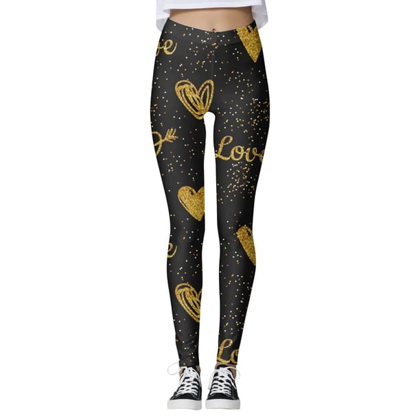 Gibobby Leggings Termicos Pantalones con estampado amor personalizados para mujer, mallas personalizadas para mallas para correr, fiesta Santa Pilates, mallas con muñeco nieve(Multicolor, L)