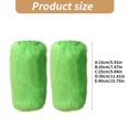 thumbnail image 3 of Bright Solid Color Furry Boot Covers Cuff for Women Soft Warm Leg Accessories Plush Leg Warmers for Party Dress Up, 3 of 8
