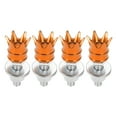 thumbnail image 1 of Tornillos de Placa de Licencia Universales para Motocicleta M6 de Unique Bargains, Cubierta de 40 mm, Kit de Tornillos de Placa de Licencia Antirrobo, Marco de Tornillo de Aluminio Naranja, 4 Pcs, 1 of 6