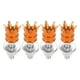 thumbnail image 1 of Tornillos de Placa de Licencia Universales para Motocicleta M6 de Unique Bargains, Cubierta de 40 mm, Kit de Tornillos de Placa de Licencia Antirrobo, Marco de Tornillo de Aluminio Naranja, 4 Pcs, 1 of 6