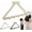 White, variant on Over The Door Hanger Rack, 2026 New Over-The-Door Hanger Organizer, No Drill Space Saving, for Coat Hat Scarf Towels,No-Drill Heavy Duty Storage Organizer for Bedroom and Entryway (White)