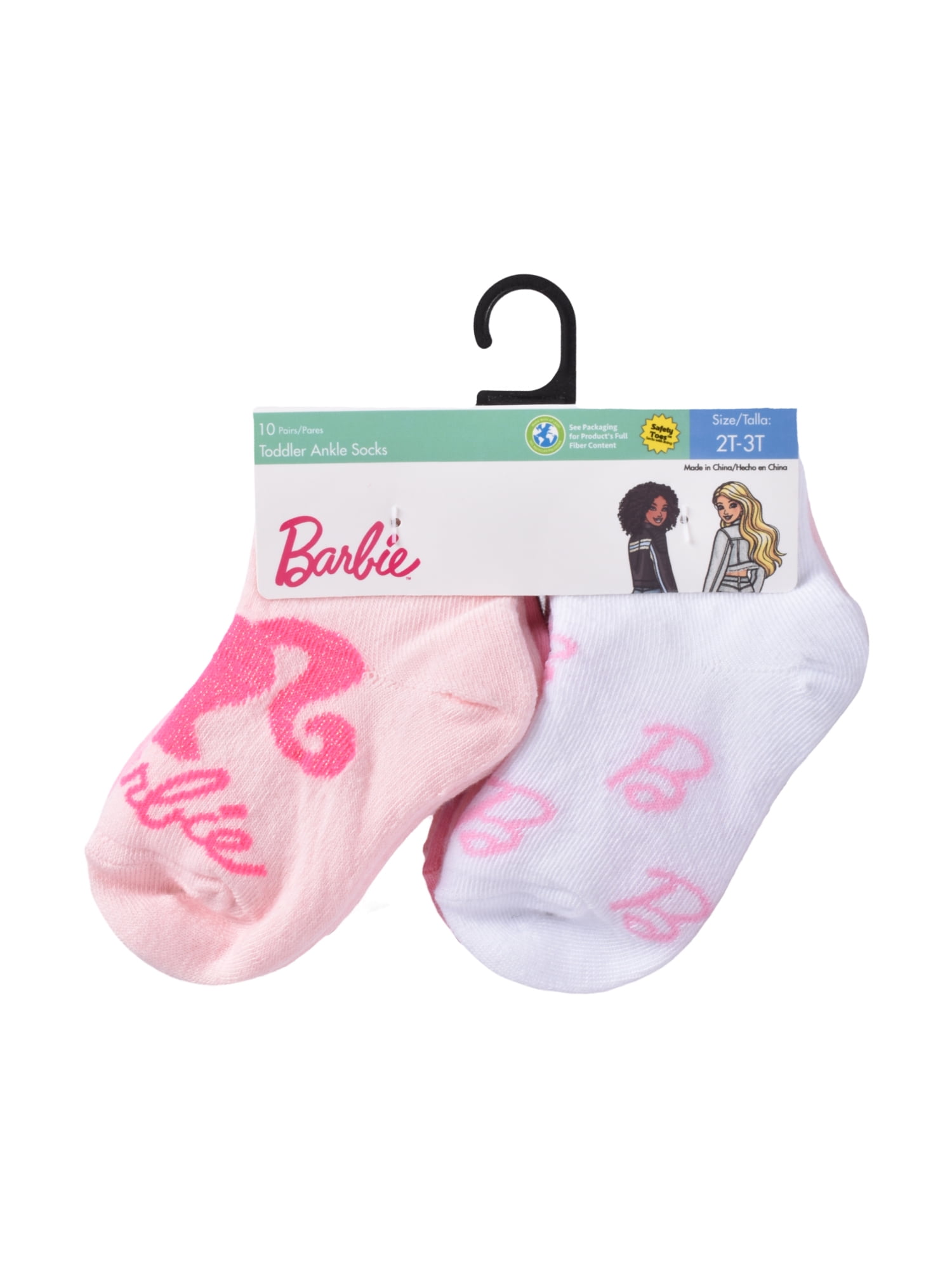 Character Toddler Ankle Socks, 10-pack, Sizes 12M- 5T