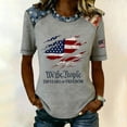 thumbnail image 2 of Hearthz 1776-2026 Freedom 250th Anniversary Shirt Raglan Short Sleeve Patriotic Womens Tshirts We the People American Flag Women's 250th Anniversary Print Shirt, 2 of 5