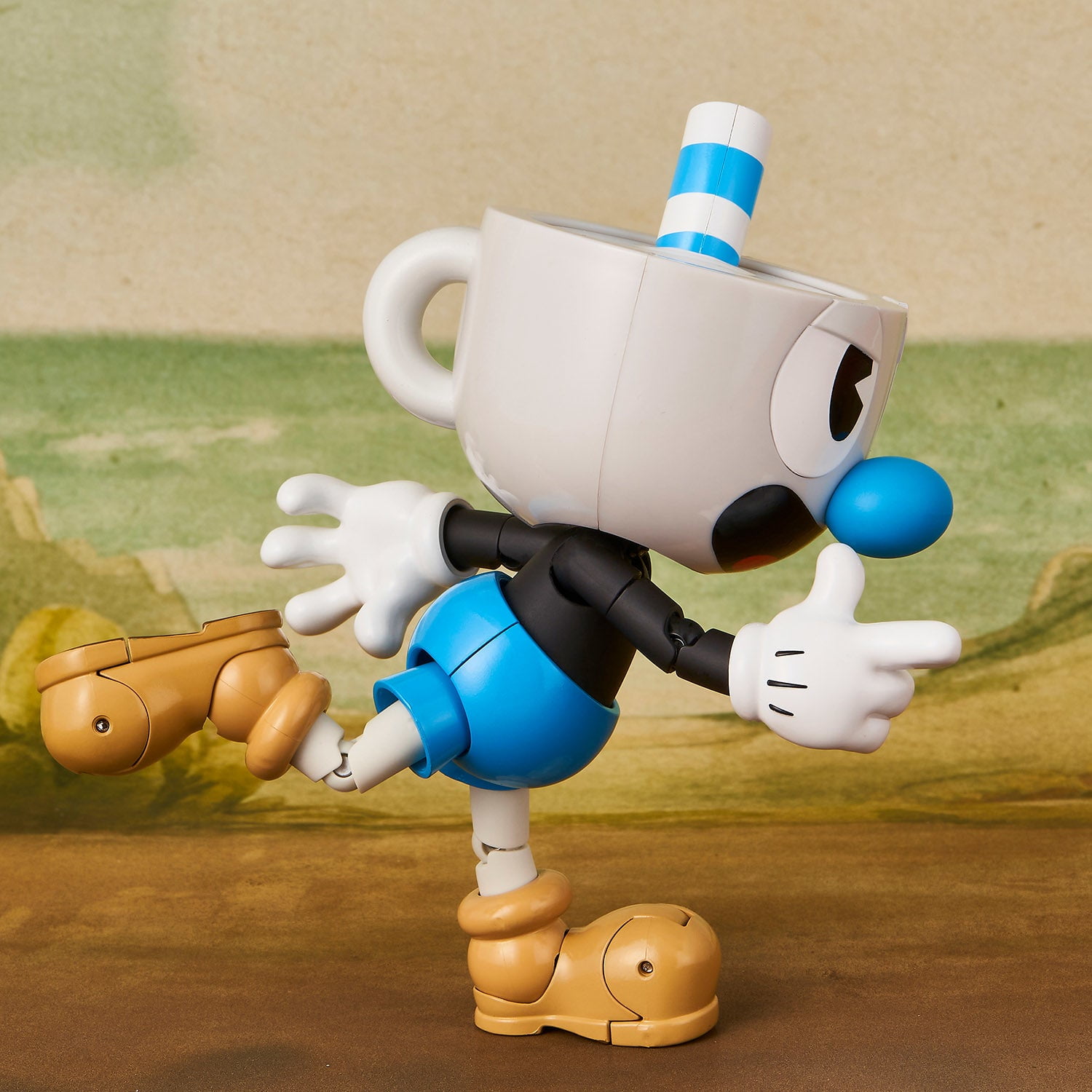 CUPHEAD ★カップヘッド＆マグマン★フル可動フィギュア 1000TOYS 1000 Toys - Cuphead Mugman Action Figure (Net), 1000 Toys Inc