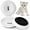 3Pcs, variant on 5.9'' Diameter Ceramic Cat Bowls, No Whisker Fatigue Wide Shallow Cat Dishes with Non-Slip Silicone Bottom, Food Water Plates Bowls for Pet Cat