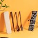 thumbnail image 5 of ZHAOCHENG Vajilla de madera, 3 piezas de cubiertos de madera de estilo japonés en bolsa de estilo oriental con 1 x cuchara, 1 x tenedor, 1 x palillos con bolsa Vajilla de sushi Vajilla para viajes fam, 5 of 5