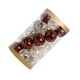 thumbnail image 1 of Advancent Adornos navideños vibrantes Bolas Decoraciones festivas Adornos de bolas navideñas brillantes Kits de decoración para fiestas Café Oro, 1 of 6