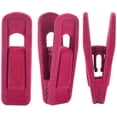 thumbnail image 1 of Paquete de 20 ganchos para perchas de terciopelo, ganchos para perchas de terciopelo color marfil, ganchos resistentes con dedos flocados, perfectos para usar con perchas de terciopelo de, 1 of 6