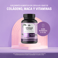 thumbnail image 2 of LIFE 360+ All Woman 360 Cápsulas Colágeno Hidrolizado Vitamina E Biotina Vitamina C Vitamina D Vitamina B12 Ácido Fólico Maca WOMENS MULTI 360 Cápsulas, 2 of 8