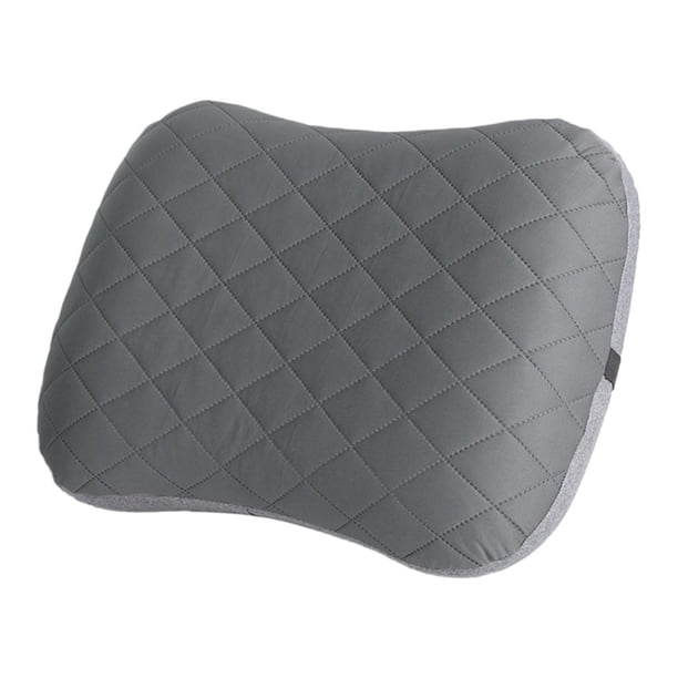 Almohada inflable para acampar, almohada para mochileros, compacta, ultraligera y multifuncional. Gris oscuro