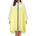 thumbnail image 2 of MSJUHEG Umbrella Rain Jacket Umbrella Windproof Unisex Fashion Rain Jacket Coat Hooded Raincoat For Adults Teens With Pockets Rain Jacket Womens Waterproof With Hood Yellow One Size, 2 of 7