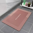 thumbnail image 1 of Diatomaceous Bath Rug,Super Absorbent Quick Dry,Rubber Backing Non Slip ,Washable Bathroom Floor Mats, Shower Rug For In Front Of Bathtub,Shower Room (16x24IN), 1 of 8