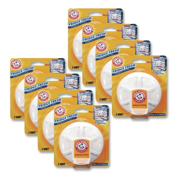 Arm & Hammer 33200-01710 Fridge Fresh 5.5 oz. Unscented Refrigerator Air Filter (8/Carton)