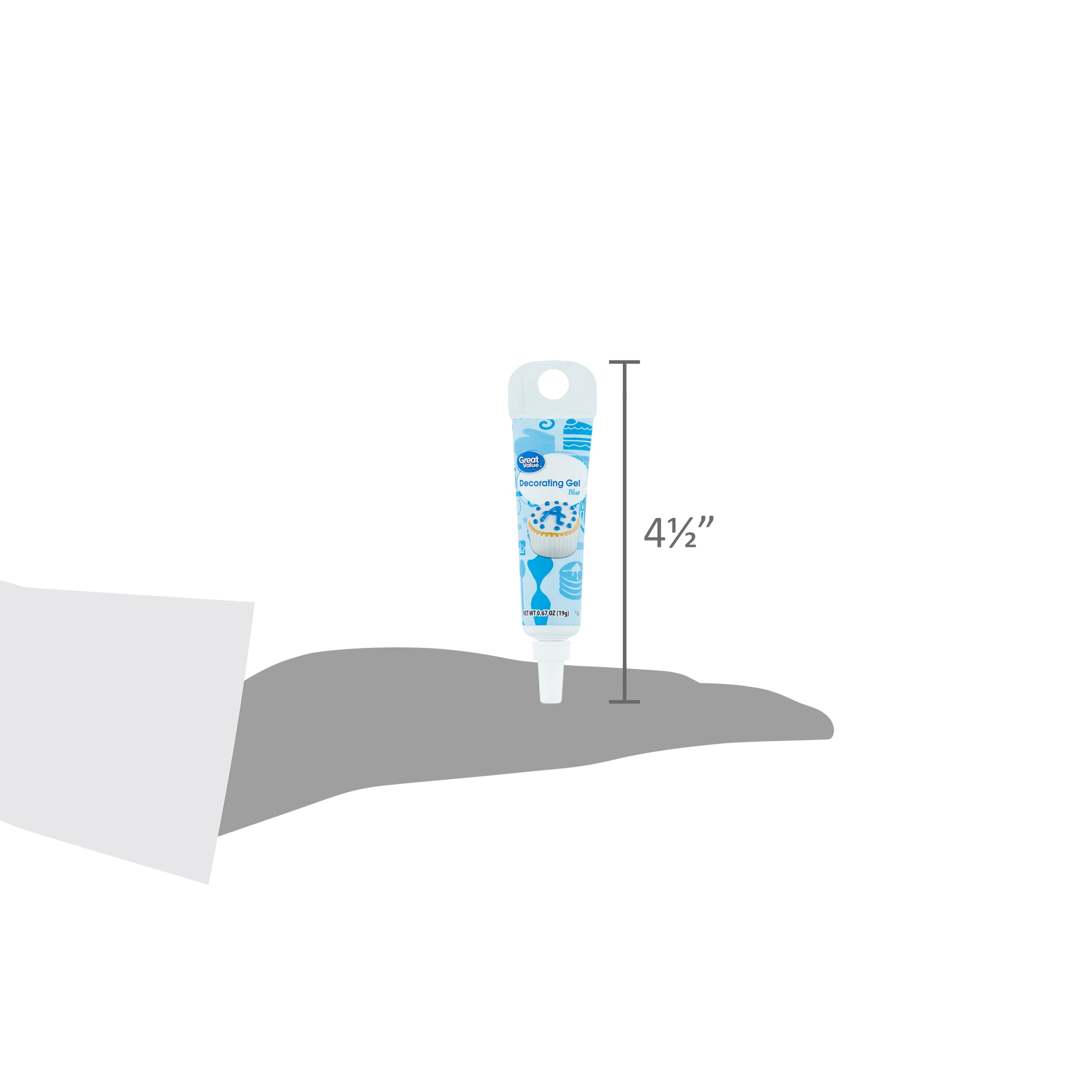 Great Value Blue Decorating Gel, 0.67 oz