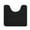 Black, variant on Qholemyo Foam Bath Mat U Shape Toilet Mats Bathroom Rugs Soft Comfortable Water Drying Absorption Non-Slip Thick Machine Washable Easier To Dry Dark Toilet Mat U Shape Toilet Rugs U Shaped Washable
