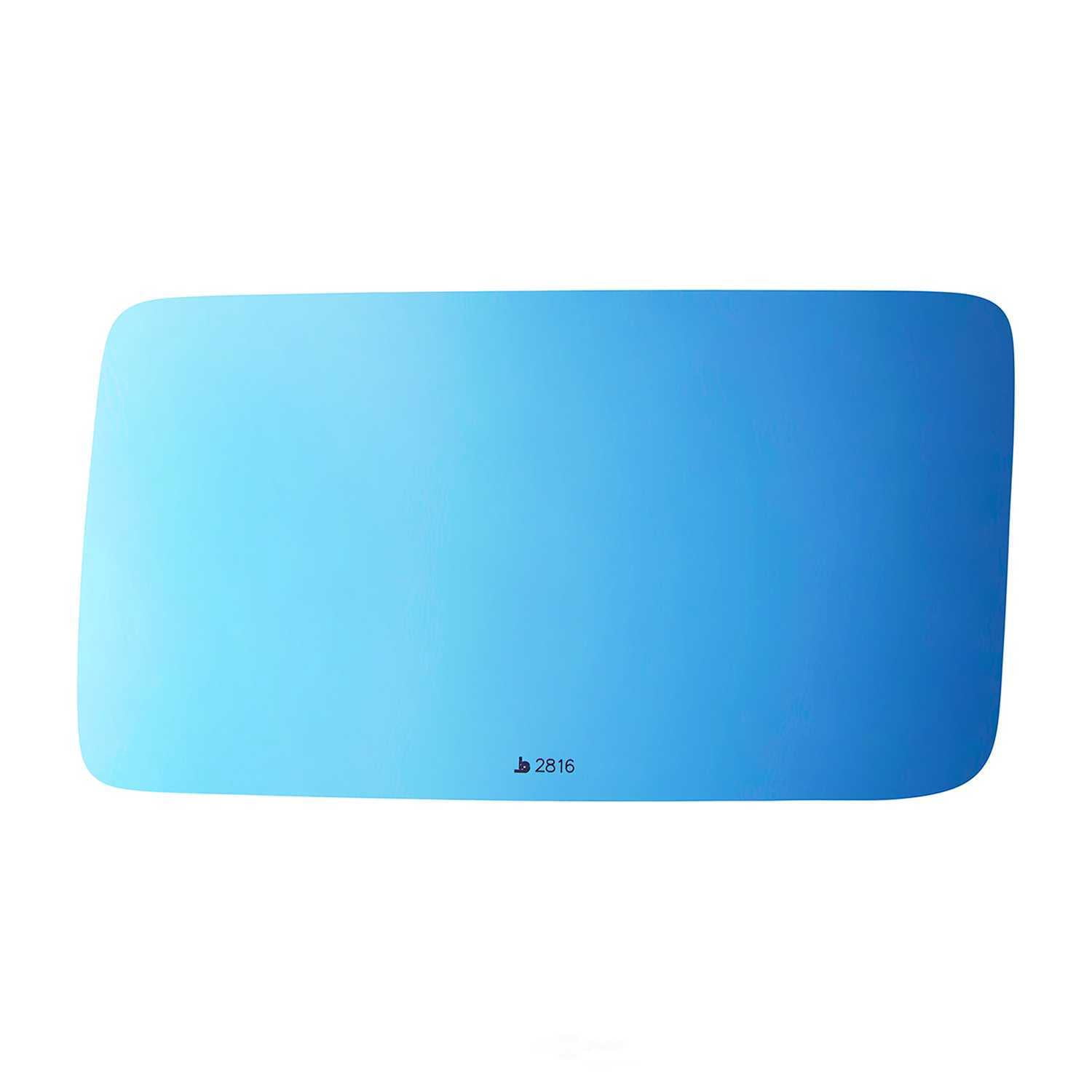 Burco Side View Mirror Replacement Glass - Blue Glass - 2816