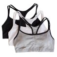 thumbnail image 1 of Sujetador deportivo Fruit of The Loom de algodón con tirantes finos para mujer, 1 of 5
