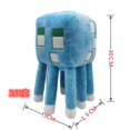thumbnail image 1 of Caraele Minecraft Plush Toy Luminous Octopus Minecraft Game Peripheral Doll Doll, 1 of 2