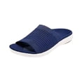 thumbnail image 2 of Novedad de verano, zapatillas tejidas voladoras, sandalias planas para mujer, sandalias y zapatillas para mujer Wmkox8yii  nm4066, 2 of 3