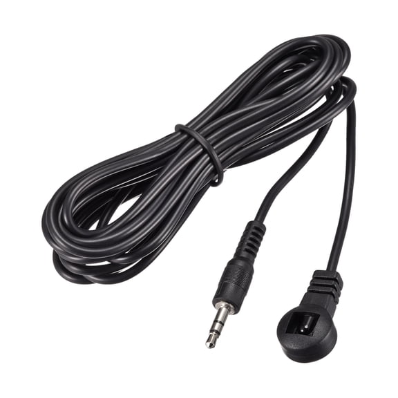 Uxcell IR Infrared Receiver Extender Cable 0.14" Jack 9.8FT Long 26ft Receiving Distance Black