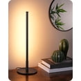 thumbnail image 1 of Lámpara de mesa LED moderna minimalista, Lámpara de noche regulable sin escalón, para recámara, sala de estar y oficina, color negro, luz blanca cálida 3000K, 1 of 9