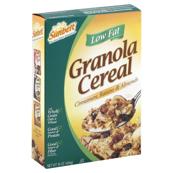 Sunbelt Bakery Family Pack Low Fat Granola Cereal, 16 oz - Walmart.com