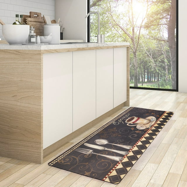 Kitchen Rug, 20"×48" Kitchen Runner Floor Mat, Cushioned Anti Fatigue