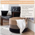 thumbnail image 3 of Cesto de cuerda tejida con asas para lavandería, multiusos, cesta de lavandería plegable tejida,Cesta de Almacenamiento para Ropa Sucia (Beige y negro), 3 of 6