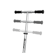 Razor Chrome Lux – Silver/Black, Folding Large 8” Wheel Kick Scooter for Ages 8+ and up to 220 lb