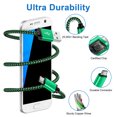 thumbnail image 6 of Charging Block, Dual Port USB Wall Charger with 2pcs Micro USB Cable 6FT, Android Charger Block Power Station USB Brick Cube with USB Micro Cable Compatible for Samsung Android, Green, 6 of 7