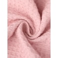 thumbnail image 5 of INSPIRE CHIC Women's Waffle Spa Wrap & Hair Towel Dress Body Wrap Robes Snap Closure Towelling Gym Shower Bathrobe One Size Pink, 5 of 6