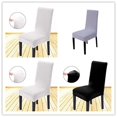 thumbnail image 4 of 2020 Removable Chair Covers Stretch Slipcovers Dining Room Stool Seat Cover Decor Slipcovers Dining Room, 4 of 5