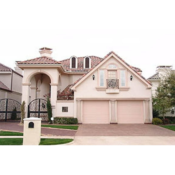 015-711: Luxury Traditional 4 Bed, 5 Bath Luxury Home Plan, 3924 Sq Ft: Full Blueprints with License to Build by Home Plan Marketplace - Lesuto