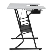 Sew Ready Eclipse Sewing and Craft Table in Black / White