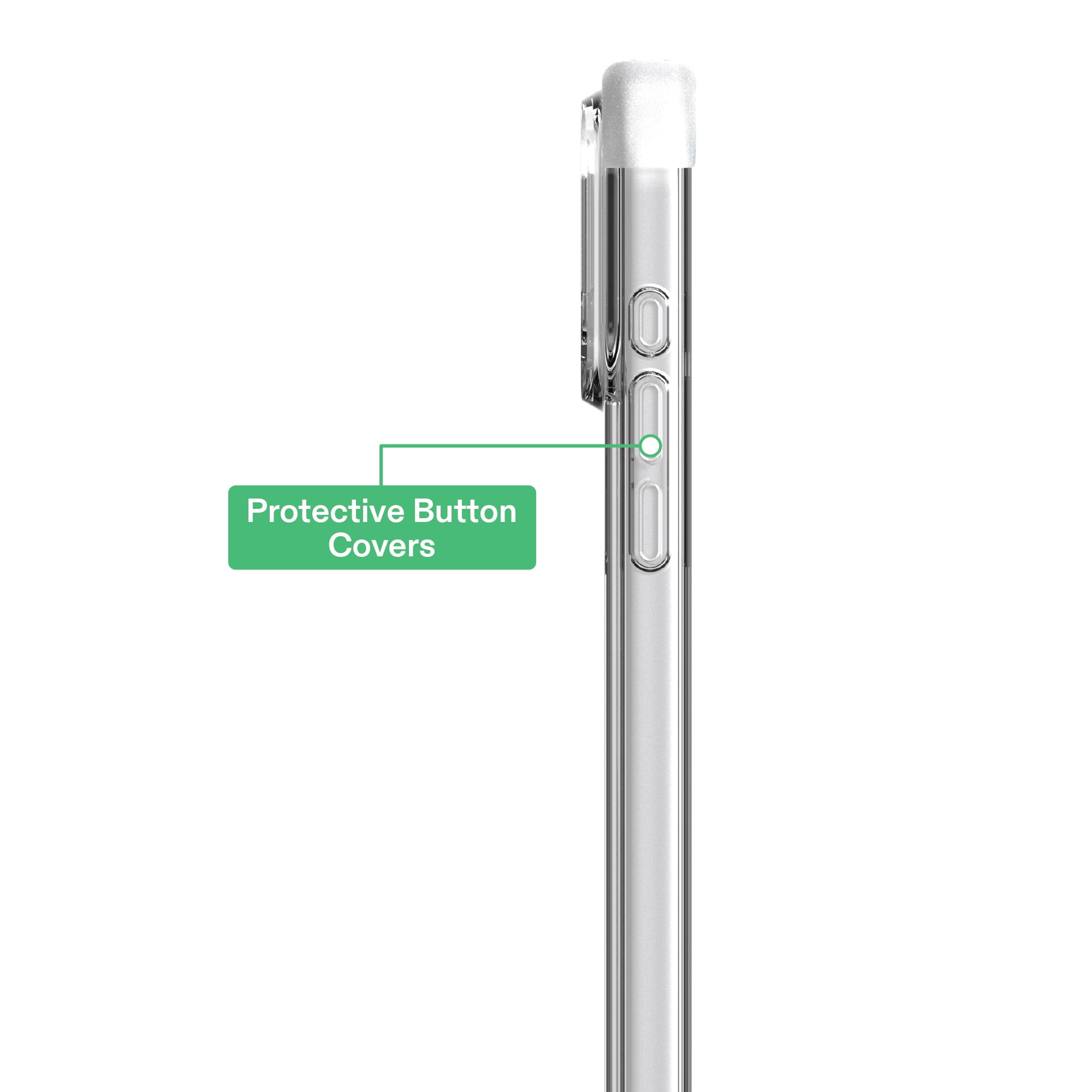 onn Clear Phone Case for iPhone 18 Pro / 17 Pro, MagSafe Compatible