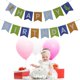 thumbnail image 2 of Dinosaur Themed Happy Birthday Banner Fishtail Streamer Decorations For Party Assorted Color Hanging Decoration 1 Set, 2 of 3