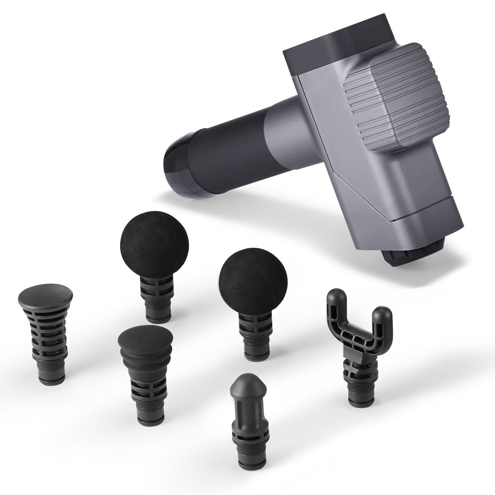 Massage Gun Deep Tissue Brushless Motor 8 Speeds 6 Heads 2500mAh 10mm Amplitude for Post-Workout Recovery