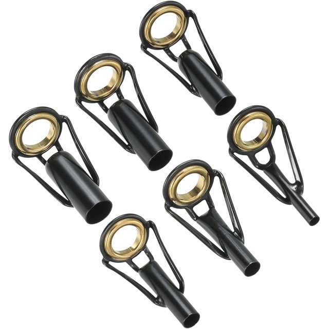 czcpp-Fishing Rod Tip Repair Kit Stainless Steel Pole Ring Guide Replacement for Saltwater Freshwater Fishing
