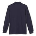 thumbnail image 2 of French Toast Boys School Uniform Long Sleeve Pique Polo Shirt, Sizes 4-20, 2 of 5
