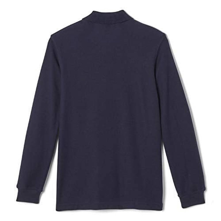French Toast Boys School Uniform Long Sleeve Pique Polo photo 2