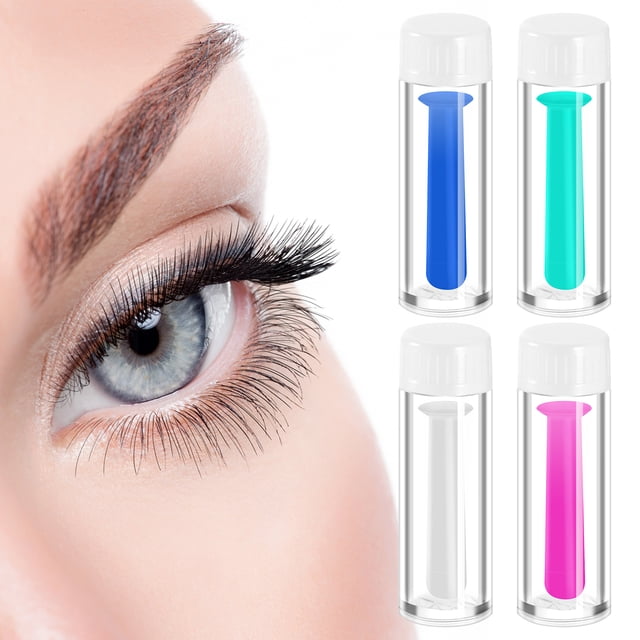 Seitruly Pack of 4 Lens Case Suction Stick Wearing Applicator Portable Inserter Extractor Box Lenses Accessories for Girls Cuidado de ojos Seitruly BFH000140-00