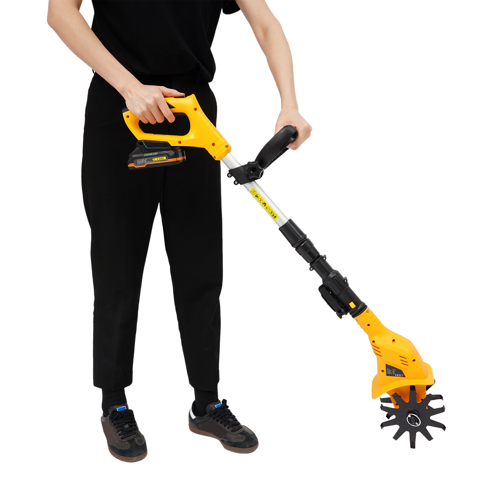 Battery Powered Tilling Machine Handheld Electric Tilling Machine Cordless Tilling Machine for Farms