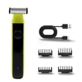 thumbnail image 2 of Fiudx Afeitadora En Seco y Húmedo, Herramienta Versátil para El Cuidado Personal, Experiencia de Corte Cómoda, Cabezales Intercambiables para Todas Las Longitudes, Uso Facial y Corporal, Potencia La, 2 of 6